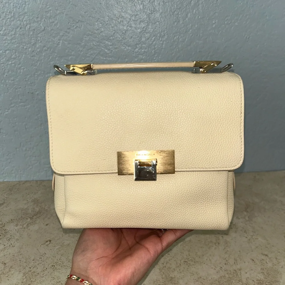 SOLD BALENCIAGA Le Dix leather handbag - Picture 3 of 16